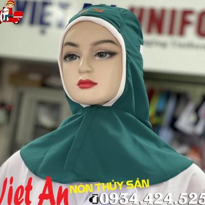 Nón Trùm Màu Xanh Đậm Thủy Sản Chuyên Dụng
