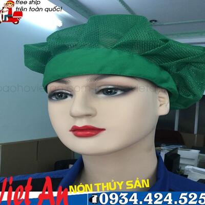 Nón Lưới Thủy Sản Xanh Rêu