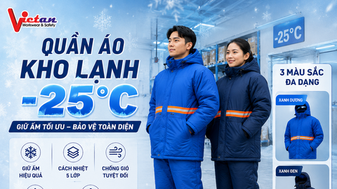 Quần Áo Ấm -25 Độ – Giải Pháp Bảo Vệ Người Lao Động Trong Môi Trường Kho Lạnh