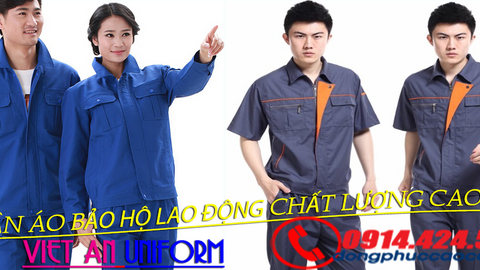 QUẦN ÁO BẢO HỘ CÔNG NHÂN CƠ KHÍ TẠI VIỆT AN