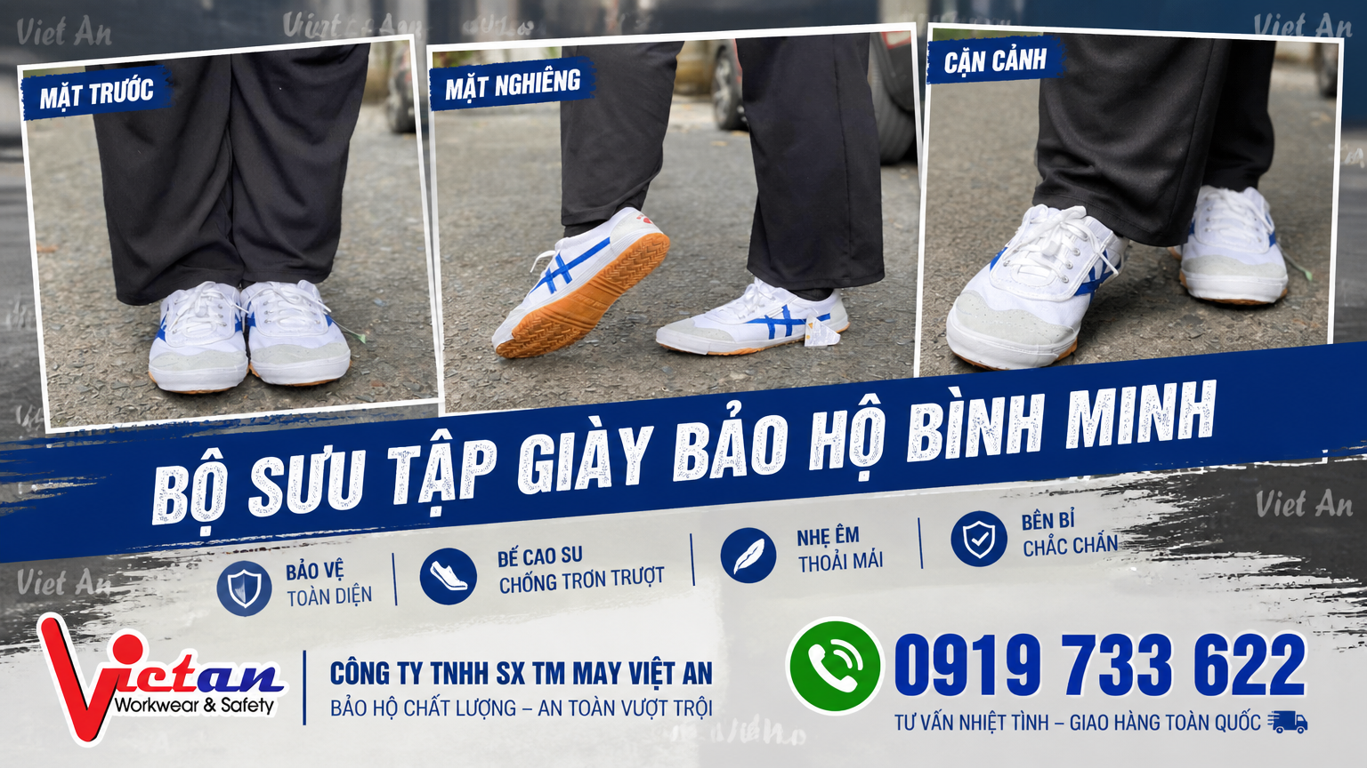 Sản phẩm được sản xuất từ chất liệu bền đẹp, đường may chắc chắn, mang lại sự thoải mái và độ bền vượt trội.