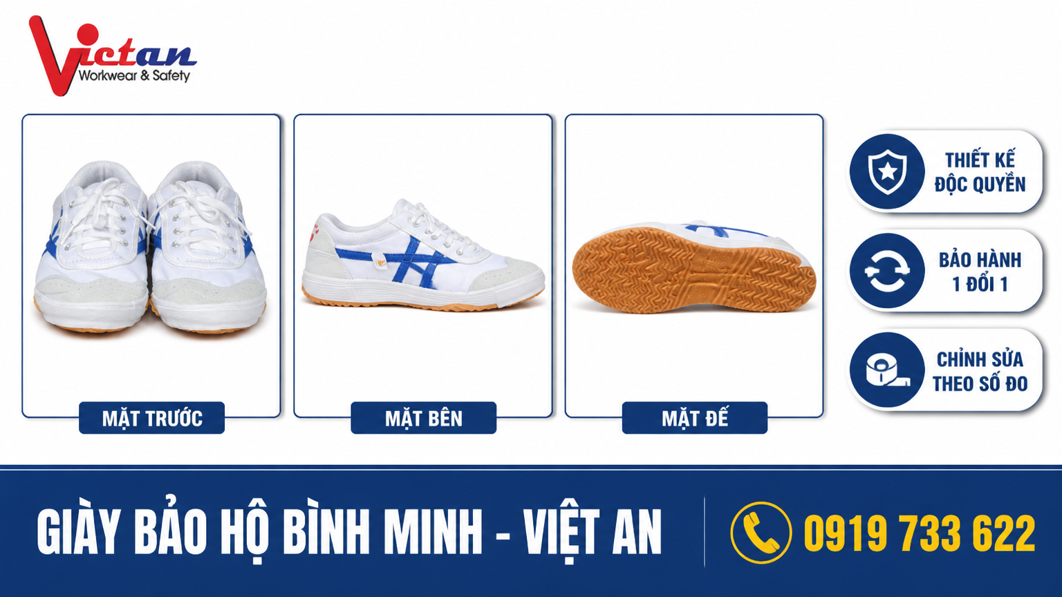Giày bảo hộ Bình Minh trang bị lớp lót chống đinh xuyên, giúp bảo vệ đôi chân khi làm việc trong môi trường có vật sắc nhọn.